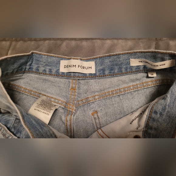 Denim Forum The Farrah Hi-Rise Cargo Jean - Picture 10 of 16